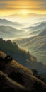 Luministic Oil Painting Digital Poster Of Marin Headlands At Sunrise