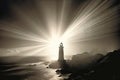 luminogram of lighthouse beam a luminogram of a lighthouse beam