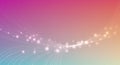 Luminous abstract gradient background with flowing lines and sparkling bokeh light effect Royalty Free Stock Photo