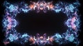 Luminous Abstract Rococo Frame Design