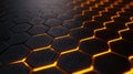 A luminous blockchain network characterized by connected nodes and links