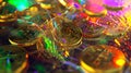 Luminous Crypto Kaleidoscope AI Generative