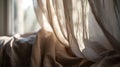 Luminous Drapes: Ethereal Elegance in a Minimalist Living Room