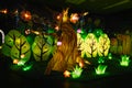Luminous figures in the WOW Park - Sochi in the entertainment center Galaktika - March 22, 2021