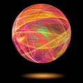 Luminous filamentous globe