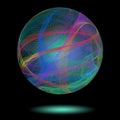 Luminous filamentous globe