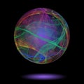 Luminous filamentous globe