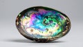 Luminous Iridescent Abalone Paua Shell Royalty Free Stock Photo