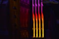 Luminous panel package of G.Skill ddr 5 trident z 5 rgb desktop memory on light background.