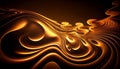 A Luminous Radiant Ripples Abstract Background, Generative AI