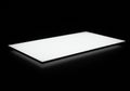 A luminous rectangular panel floats against a black background. The panel emits a Royalty Free Stock Photo