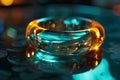 Luminous Ring shape glows. Generate Ai