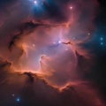 A luminous, sentient nebula resembling a celestial river, flowing through the vastness of space1