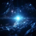 luminous space space emitting its own light or radiation clos