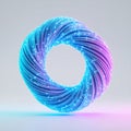 Luminous Technology Ring of Light Royalty Free Stock Photo
