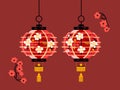 Luminous Tet Radiance - Illustration of Tet Lanterns