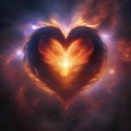 A luminous, translucent phoenix emerging from the heart of a supernova, reborn in cosmic flames5