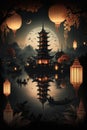 Luminous Wonders: An Incredible Graphic of a Lantern Festival