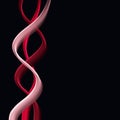 Red spiral abstract background Royalty Free Stock Photo