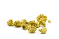 Gold mine on a white background Royalty Free Stock Photo