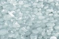 Lumps of snow and ice frazil on the surface of the freezing rive Royalty Free Stock Photo