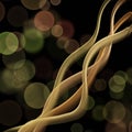 Bokeh and spiral abstract background Royalty Free Stock Photo