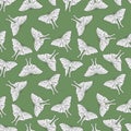 Luna moth seamless butterfly pattern for fabrics and wrapping paper and notebooks and summer clothes print and kids