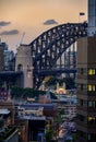 Luna Park Ablaze Under The Shadow Of The Sydney Harbour Bridge