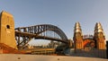 Luna Park, The Sydney Harbour Bridge and the Sydney Opera House, Australia Royalty Free Stock Photo