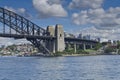 Luna Park under Harbour Bridge Royalty Free Stock Photo