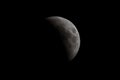 Lunar Eclipse: the phase of the moon obscured by shadow of planet Earth Royalty Free Stock Photo