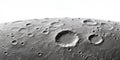 Lunar Landscape: Craters and Ridges on Moon's Surface. Generative ai Royalty Free Stock Photo