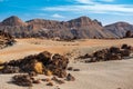 Lunar landscapes around the summit of Teide mountain