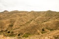 Lunar landscapes near Matmata in the south of Tunisia