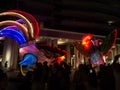 Lunar Lantern `The Roosters` is zodiac symbol of Rooster will be illuminated from dusk at Circular Quay by Artist Simone Chua.