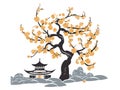 Lunar New Year Apricot Blossom Decor