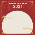 Lunar new year design background Chinese tradition style background