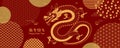 2024 Lunar New Year dragon, traditional patterns