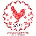 2017 Lunar New Year Of Rooster,Chinese New Year,Rooster Calligraphy,Chinese Paper Cut Arts.