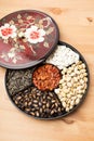 Lunar New Year snack tray Royalty Free Stock Photo