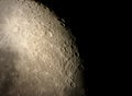 Lunar surface Royalty Free Stock Photo