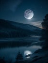 Lunar Symphony: Capturing Moonlit Magic Through Sony A7R Lens