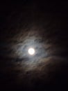 Lunar Whispers: Moonlight Dance Amongst the Clouds