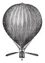 Lunardi Balloon, vintage illustration