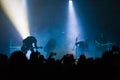 Lunarsea band on stage at a rock festival