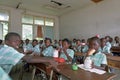 Lunch break at Surinam elementary school Royalty Free Stock Photo