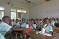 Lunch break at Surinam elementary school