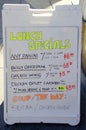 Lunch Specials