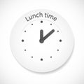 Lunch time clock