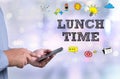 LUNCH TIME Royalty Free Stock Photo